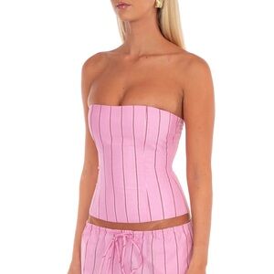 I AM DELILAH Amelia Corset - Sangria